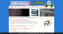 Desktop Screenshot of din-laasesmed.dk